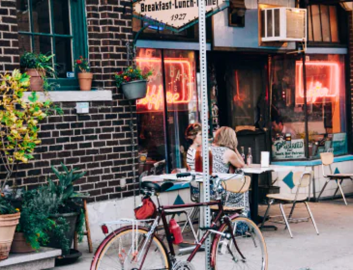 The rhythmic lapping of the waves